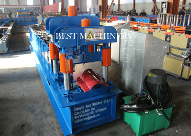 Ridge Metal Roof Roll Forming Machine PLC Control Hydraulic Fully Automatic