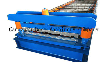 Aluminum IBR Roofing Sheet Roll Forming Machine Colored Steel Tile Type