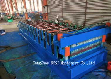 Double Layer Sheet Metal Roofing Machine PLC Control 380V50HZ Frequency