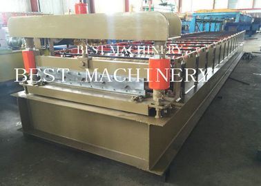 Roofing Cladding Sheet Making Machine / Cold Roll Forming Machine Easy Operate