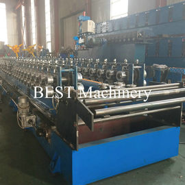 Plank Perforated C U Channel Cable Tray Roll Forming Machine Hydraulic Cutter / Punch
