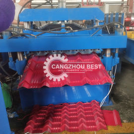 Zinc Galvanizing Hydraulic Cutting Double Layer 840 Roofing Sheet Roll Forming Machine