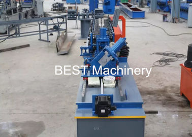 PLC Control Stud Manufacturing Machine For Main Channel Furring Channel