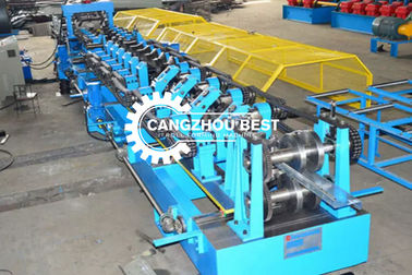 1.5mm Galvanized Steel Gearbox Drive C Purlin Roll Forming Machine