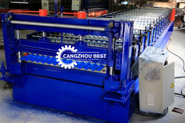 Color Coated Corrugated 400 M Roofing Sheet Roll Forming Machine
