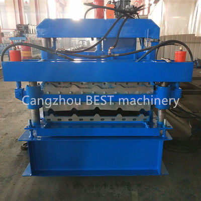 IBR And Glazed Tile 8m/Min Double Layer Roll Forming Machine