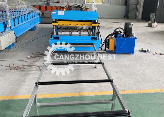 Iron Sheet Roof Making 0.8mm Plastic Tile Making Machine 3kw