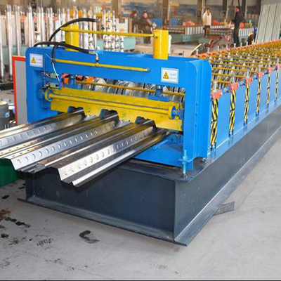 Galvanized 1.2mm Floor Deck Forming Machine For Buikding Construction