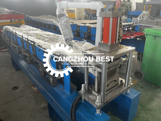 Ppgi Rack Roll Forming Machine Garden Fence Panel Making