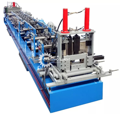 80-300 Steel Frame Cz Purlin Machine Chain Driven 10m/Min