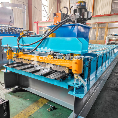 Trapezoidal Tr5 Ibr Roofing Sheet Machine For Steel Panel