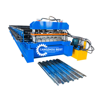 14-20 Stations Floor Decking Machine With 75mm Shaft Diameter