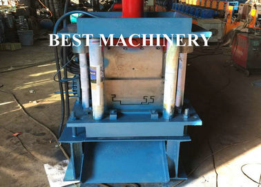 Hydraulic Punching Shutter Door Frame roll forming machine Gear Box or Chain Type