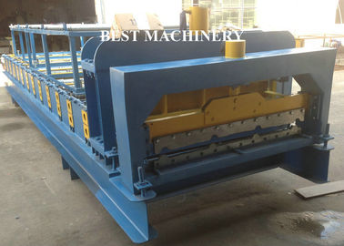 Steel IBR Roofing Wall Roof Tile Making Machine Hydraulic Cutting Type
