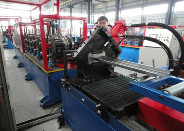 Automatic roller Door Frame Roll Forming Machine , sheet profile cold roll forming machine