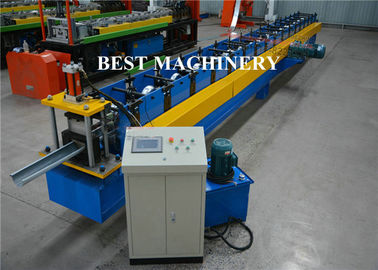 Galvanized Metal Rain Gutter Profile Cold Rolling Forming Machine With Plc Control
