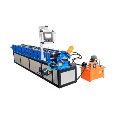7.5*1.2*1.5m Hydraulic Cutting System Stud And Track Roll Forming Machine with ±2mm Cutting Tolerance