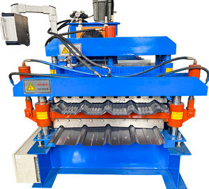 Delta PLC 15-20m/Min Speed Double Layer Roll Forming Machine User Friendly Design