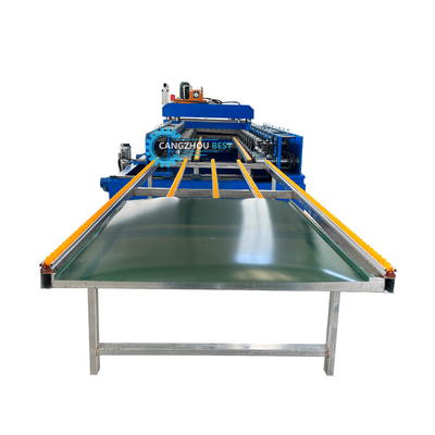Auto Change Size PU Liner Steel Profile Roof Sheet Roll Forming Machine For 0.3-0.8mm