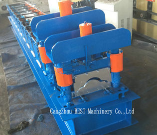 Roof Ridge Cap Cold Roll Forming Machine PLC Control with Hydraulic Cutting