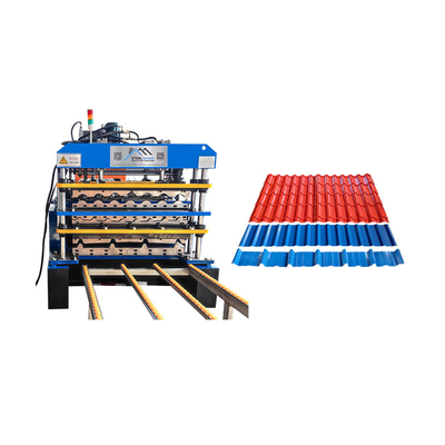 High Speed Triple Layer Customzied Steel Profile Roofing Roll Forming Machine