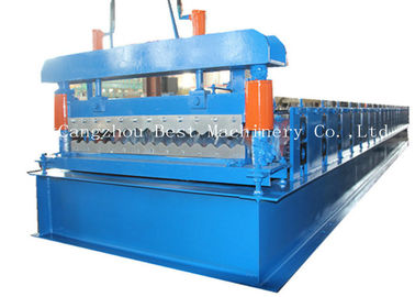 Corrugated Automatic Roofing Sheet Roll Forming Machine 380v 50HZ Frequency