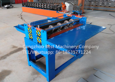 Professional Electric Simple Color Steel Metal Sheet Coil Slitting Machine 2 Years Warranty