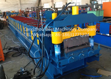 Professional Roofing Sheet Making Machine , Roof Panel Roll Forming Machine 3kw Power