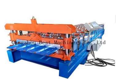 Trapezoid Roofing Sheet Roll Forming Making Machine For Building Material