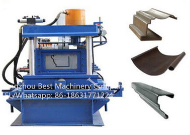 Building Color Steel Water Gutter Roll Forming Machine with 50-60HZ PLC Control System