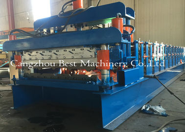 Double Layer Roof Sheet Tile Roll Forming Machine 12-15m/Min New Condition
