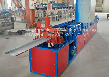 Hydraulic Roofing Sheet Making Machine 250 / 312 And 416mm Changeable Soffit Panel