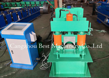 Metal Roof Building Material Ridge Cap Forming Machine 0.3-0.8mm Thickness 2 Years Warranty