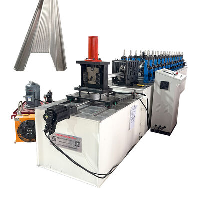 Manufacture Metal Steel Flying Cutting Omega Channel Roll Forming Machine