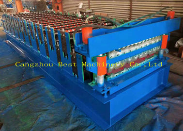YX-840 850 Double Layer Roofing Sheet Roll Forming Machine PLC Control CE SGS Listed