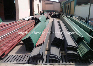 Strip Lock Roof Sheet Self Lock Sheet Metal Roofing Machine , Roof Sheet Making Machine