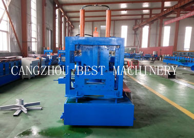 Automatic Change Size CU 800-300 Steel Frame Purlin Roll Forming Machine 18.5kw power