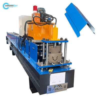Galvanized and Aluminum Material Customzied Gutter Making Roll Forming Machine 