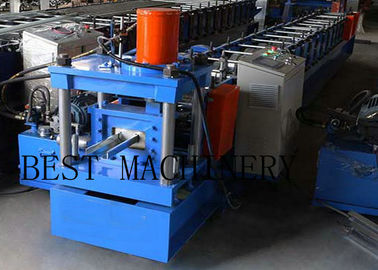 Galvanizned Steel Euro Style Roller Shutter Door Frame Roll Forming Machine 0.8-1.2mm Thickness