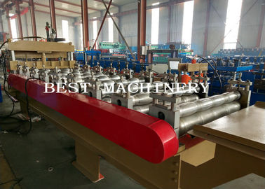 PLC Control 380V Roof Tile Roll Forming Machine 380v / 50HZ PPGI / GI Material