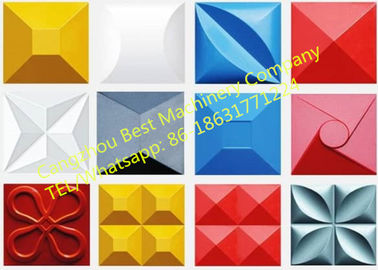 Hydraulic 3D Wall Tile Roof Color Steel Panel Making Machine PLC Control System