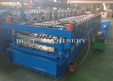 YX-686 762 Double Layer Deck Profile Roof Roll Forming Machine 8-12m/Min Speed