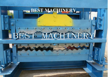 Automatic Corrugated Roof Panel Roll Forming Machine PLC Control System