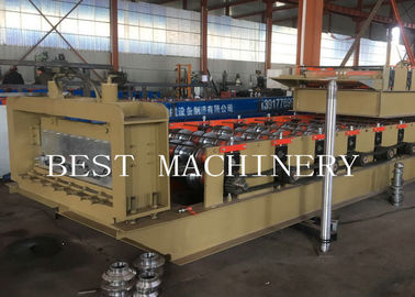 Metal Building Hydraulic Floor Deck Sheet Roll Forming Machine 6kw 50-60HZ