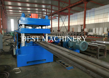 Hydraulic Highway Guardrail Roll Forming Machine Steel Iron 2&amp;3 Waves Crash Barrier