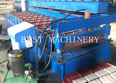 3KW Chain Driven Metal Roofing Sheet Making Machine With PLC Control System