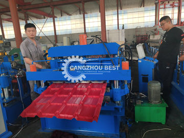 Double Layer Metal Sheet Forming Machine For Corrugated And IBR Steel Roofing