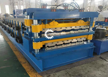 Steel Profile Double Layer Roll Forming Machine Roofing Tiles IBR Corrugated Sheets Making