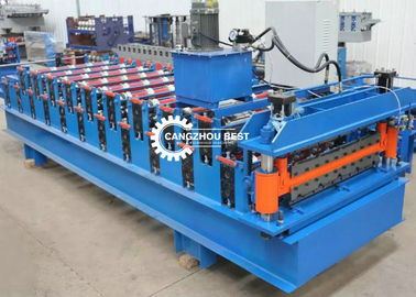 Double Layer Roofing Sheet Manufacturing Machine Galvanized Roll Forming Machine