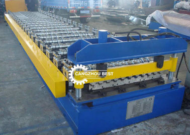 Galvanised Profile Automatic Roofing Sheet Roll Forming Machine For Building Material